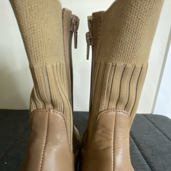 Tony Bianco Womens Caramel Leather Pointed Heel Boots- Sz- 8 1/2 - Picture 6 of 15